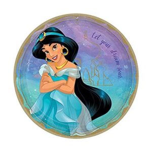 Disney Princess Jasmine Platos de papel redondos de 9_1