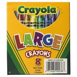 Crayola Caja grande de 8 quilates con tapa de elevación_1