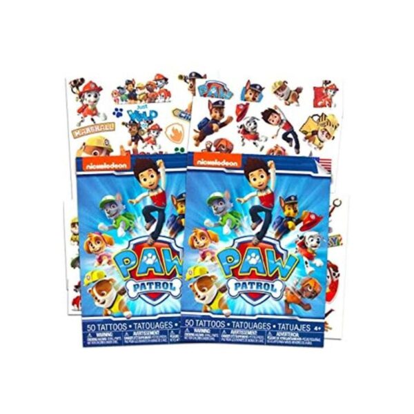 Paw Patrol Tatuajes Party Favors Costume Set 4 FACE_1