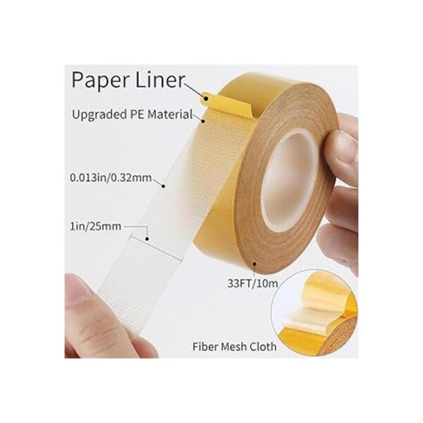 MILEQEE Cinta de doble cara resistente 1 pulgada x 33_2