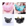4 unidsset pequeño gato resina de silicona epoxi moldes