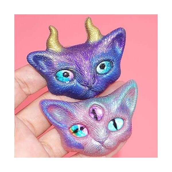 4 unidsset pequeño gato resina de silicona epoxi moldes