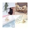 Adornos de perlas 21 piezas de diamantes de imitación con