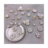 Adornos de perlas 21 piezas de diamantes de imitación con