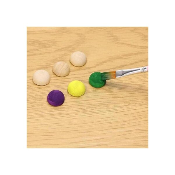 Shapenty Bolas de madera semicirredondas sin acabar_3