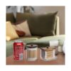 Tbestmax Qtips Contenedor de baño con tapas de madera