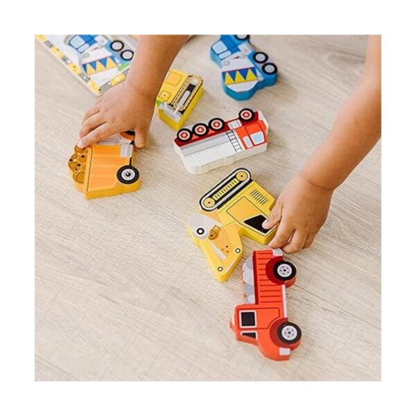 Rompecabezas de madera Construction Chunky de Melissa_2