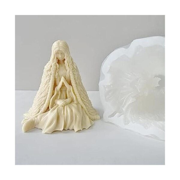 Molde de silicona para velas de Halloween con forma de_1