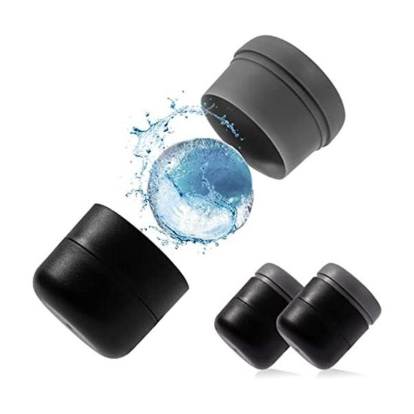 Molde para hacer bolas de hielo bandeja redonda grande_1