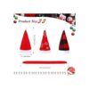 SATINIOR 24 piezas de mini sombreros de Navidad bufanda_3