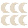 20 piezas de recortes de madera de luna adornos para_3
