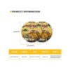 Juego de posavasos absorbentes de TOADDMOS con estampado_2