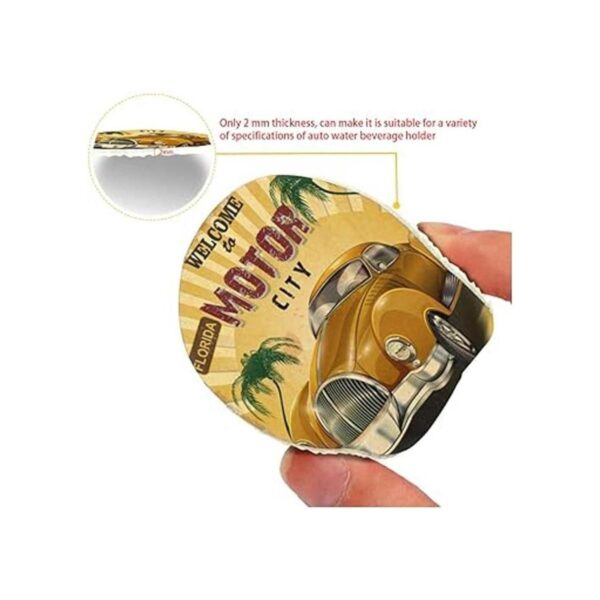 Juego de posavasos absorbentes de TOADDMOS con estampado_4