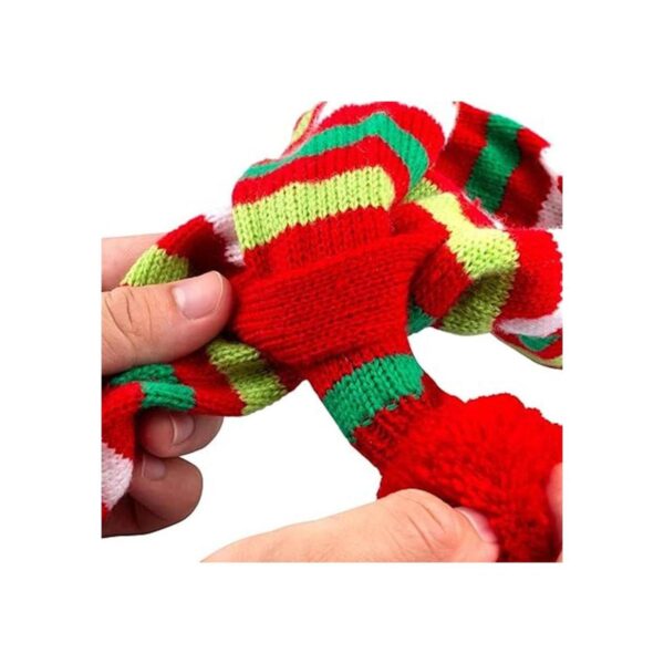 Yuyeran Bufanda de Navidad para perro bandana rojo