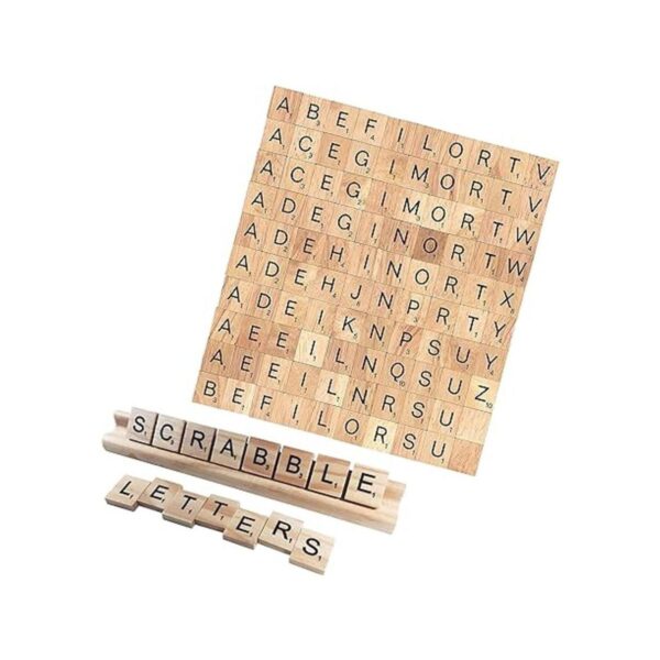Clever Delights Juego de 200 letras de Scrabble 2 juegos_5