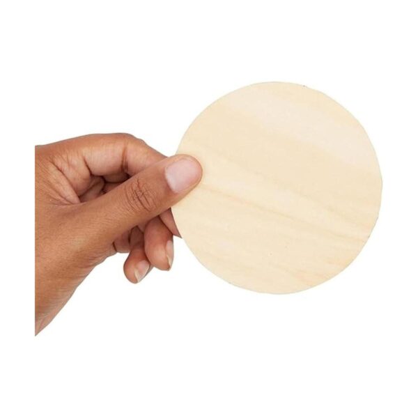 Juvale Paquete de 24 círculos de madera sin terminar para_3