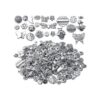 3.53 oz de plata antigua espaciador cuentas tibetanas de