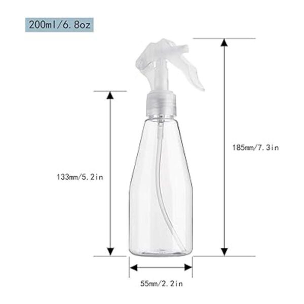 Dedoot Botella de espray transparente para el cabello