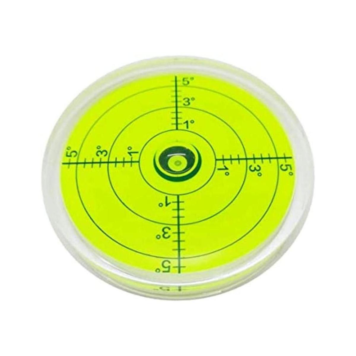 Burbuja circular de nivel de burbuja de 2.953 x 0.472 in