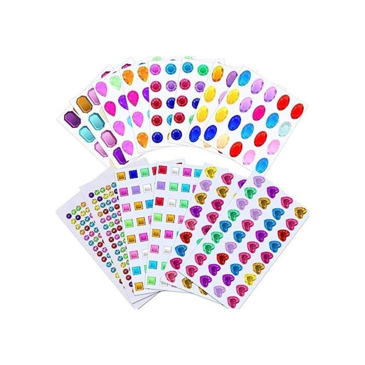 Selizo Craft Gems Calcomanías autoadhesivas de diamantes