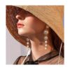 Denifery aretes largos de borla diseño bohemio hechos a_4