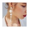 Denifery aretes largos de borla diseño bohemio hechos a_5