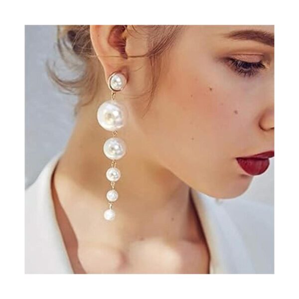 Denifery aretes largos de borla diseño bohemio hechos a_5