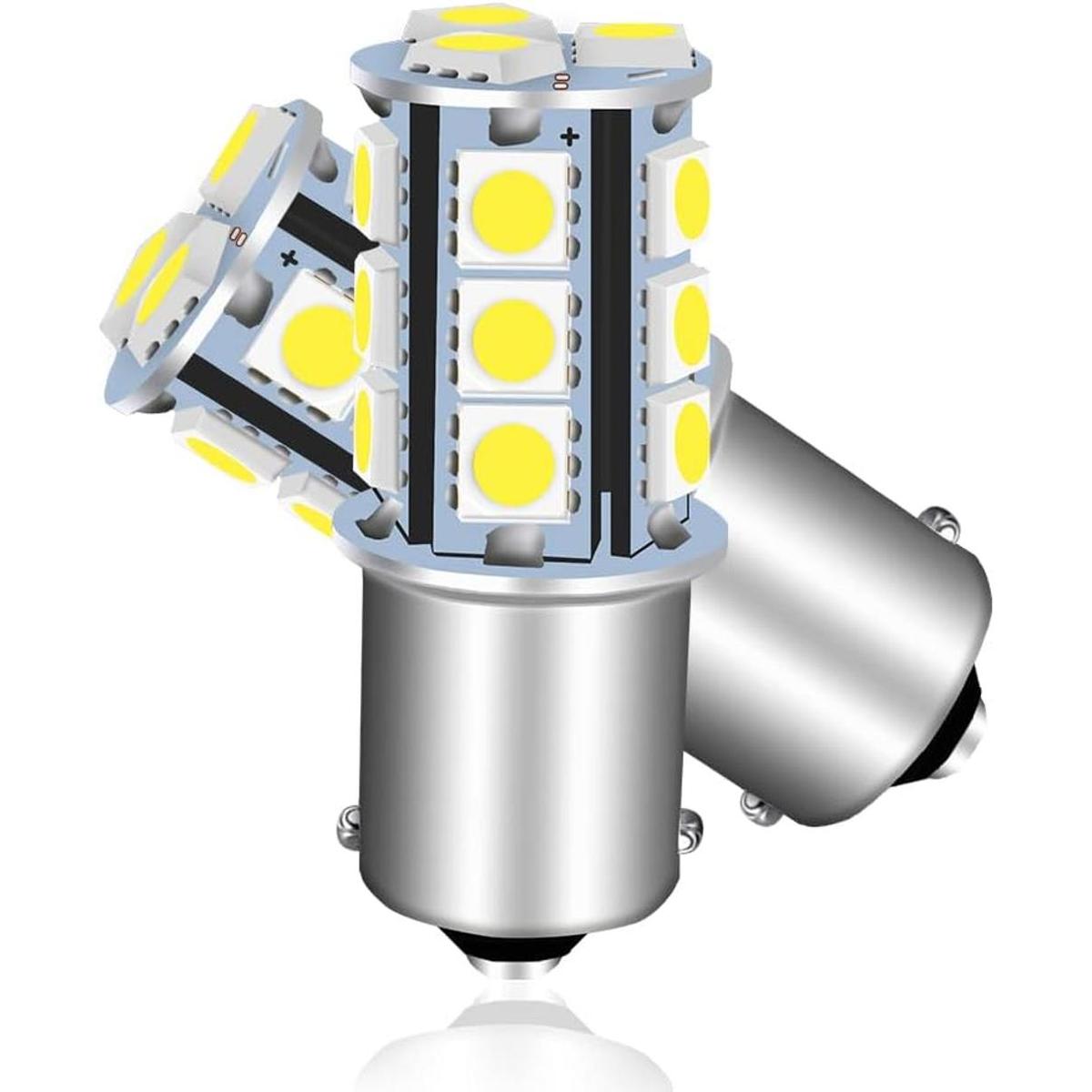 UNXMRFF Bombilla LED 1156 blanca superbrillante 1073 1003