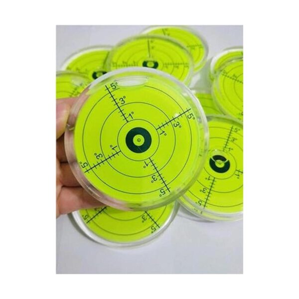 Burbuja circular de nivel de burbuja de 2.953 x 0.472 in_3