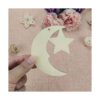 Creaides 20pcs Luna Estrella Madera DIY Recortes de Madera_4