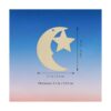 Creaides 20pcs Luna Estrella Madera DIY Recortes de Madera_2