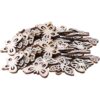 100pcs Mini Mariposa en Forma de Madera DIY Recorte