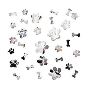 12 hojas de espejo de perro adhesivo de pared incluye 18_1