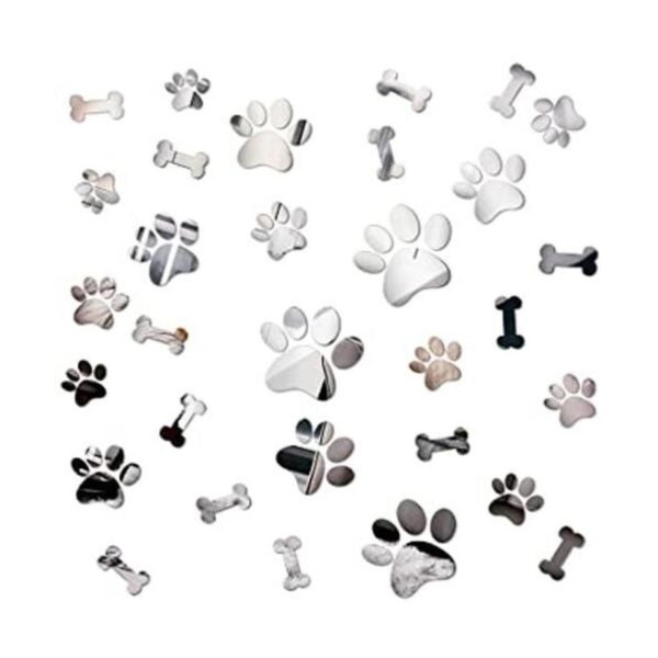 12 hojas de espejo de perro adhesivo de pared incluye 18_1