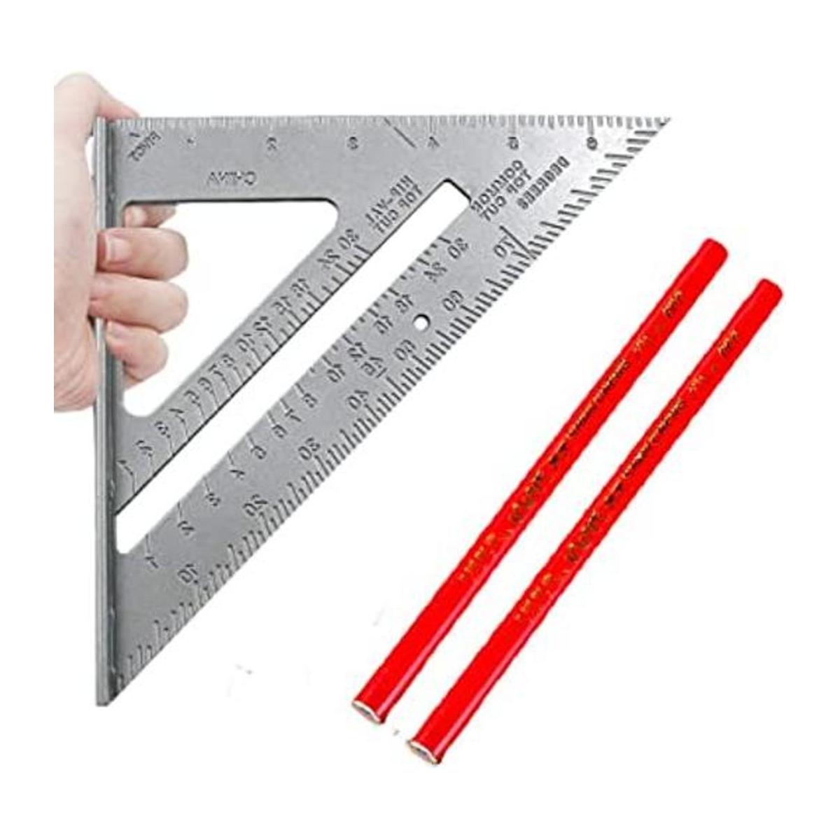 Carpenter Square Cuadrado de aluminio de 7 pulgadas 2