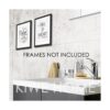 Decoración de pared impresiones con texto en inglés