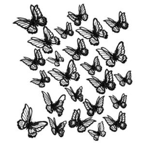 20 parches de mariposa de 2 tamaños apliques de encaje de