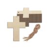 Adornos de madera con forma de cruz para colgar adornos de_1