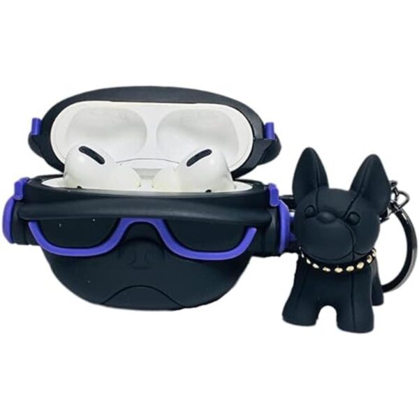 EJOSHELL Funda de silicona 3D con diseño de perro de toro_3