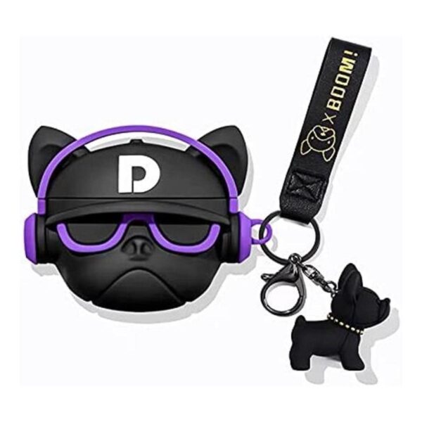 EJOSHELL Funda de silicona 3D con diseño de perro de toro_1