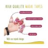 Comfecto Juego de 50 rollos de cinta washi con