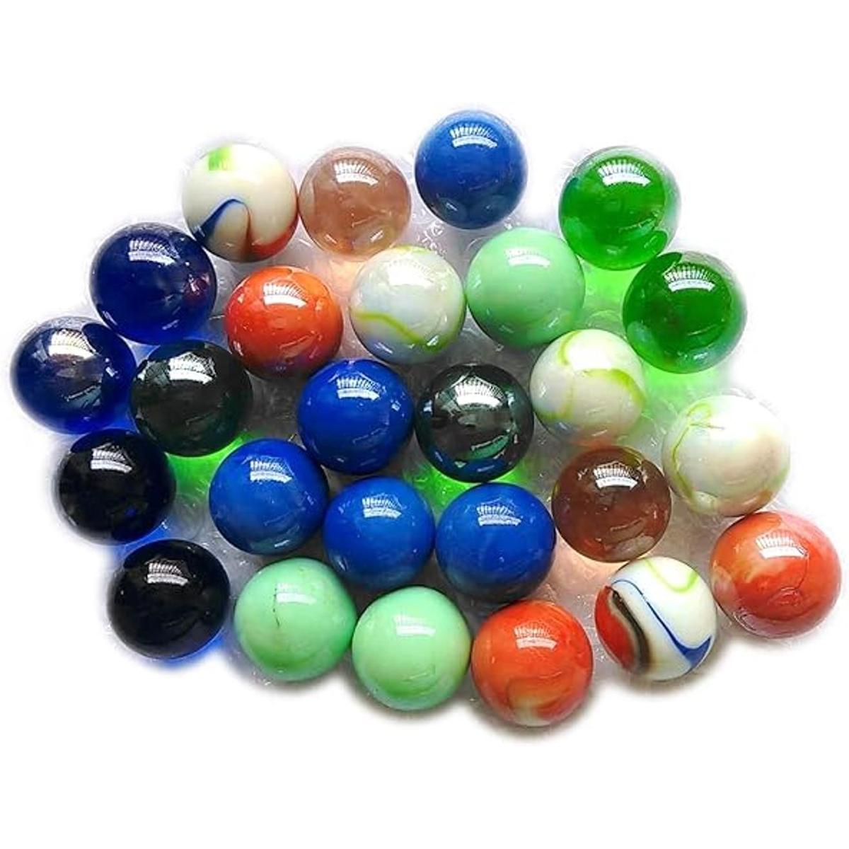 qich 12pieces Assorted Color 1 Tirador Canicas