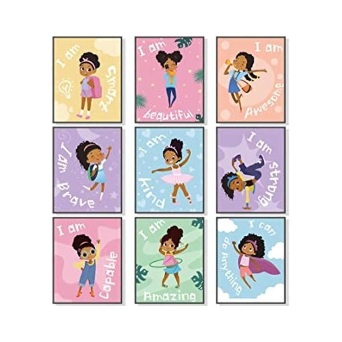 Outus 9 piezas de decoración de habitación de niñas