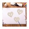 20 adornos colgantes en forma de corazón de madera para_5