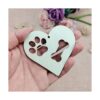 20 adornos colgantes en forma de corazón de madera para_4