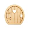 JANOU Juego de 6 adornos de madera para puerta de hadas_2