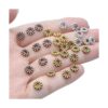 200pcs 4 colores 0.236 in flor espaciador cuentas de