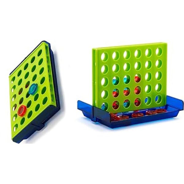 JARU Juego de mesa de bolsillo portátil de Checker Drop_5