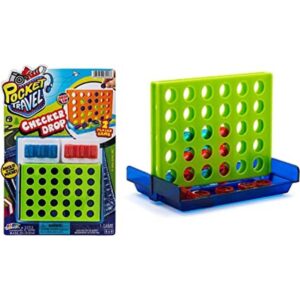 JARU Juego de mesa de bolsillo portátil de Checker Drop_1