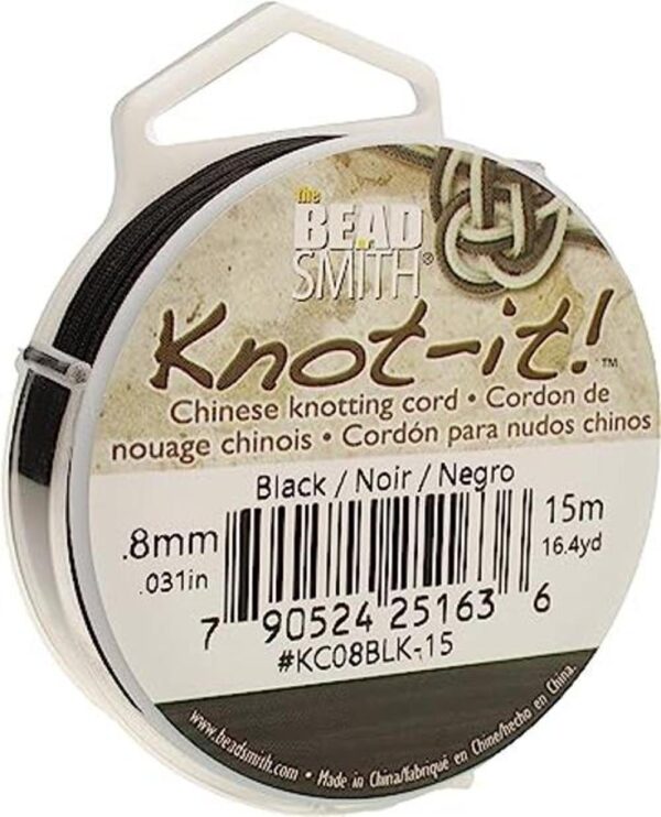 The Beadsmith Knotit Cordón de nailon chino para nudos_1
